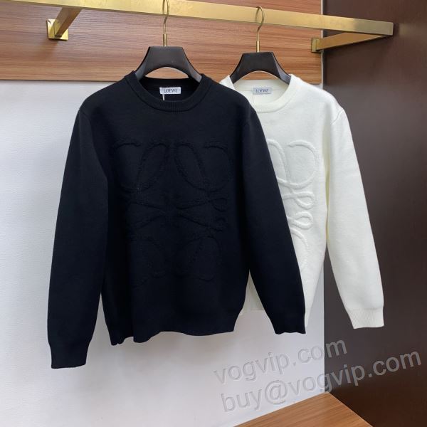 ロエベ コピー WTLOE107 ニット セーター 2色可選 2025超激得安い