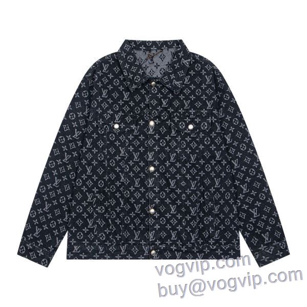 デニムジャケット ルイ ヴィトン LOUIS VUITTON 2025爆買い定番人気 VOGブランドスーパーコピー 耐久性のある