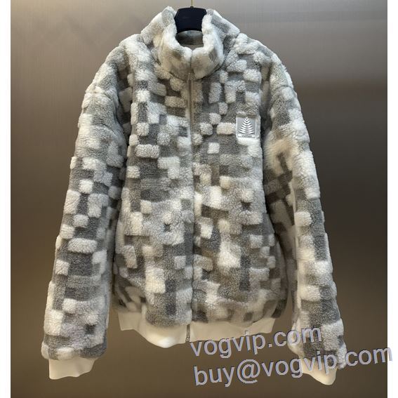 デザイン性の高い ルイ ヴィトン LOUIS VUITTON フリースジャケット ブルゾン 業界高品質スーパーコピー 2025超激得格安