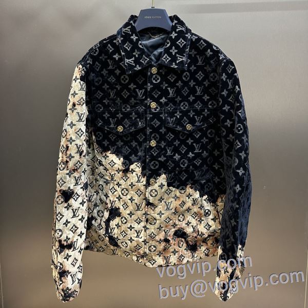 2025高級品 海外限定ライン ルイ ヴィトン LOUIS VUITTON デニムジャケット 人気スーパーコピーブランド