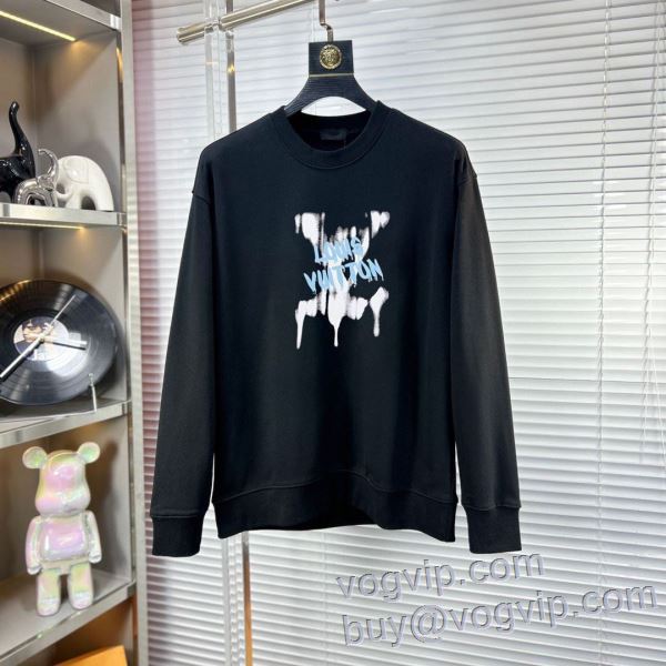 VOGブランドスーパーコピー 売れ筋のいい ルイ ヴィトン LOUIS VUITTON プルオーバーパーカー 2色可選 2025新商品!