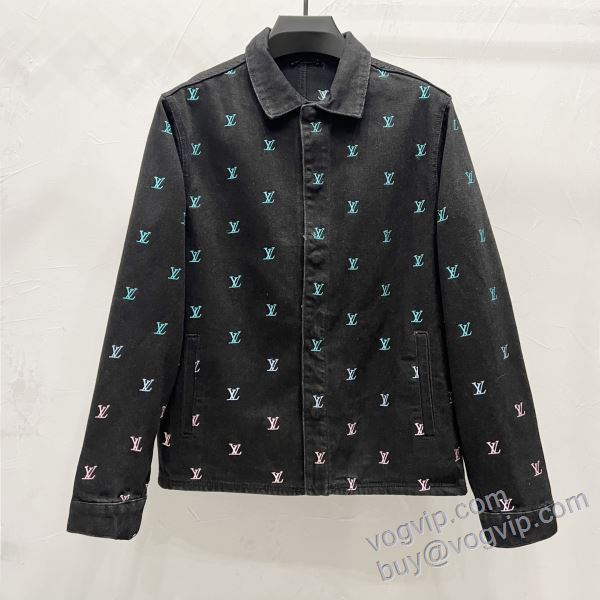 ルイ ヴィトン LOUIS VUITTON WTLV203 デニムジャケット ブルゾン ジャケット、上着 vogブランド コピー 優良店 2025HOT本物保証