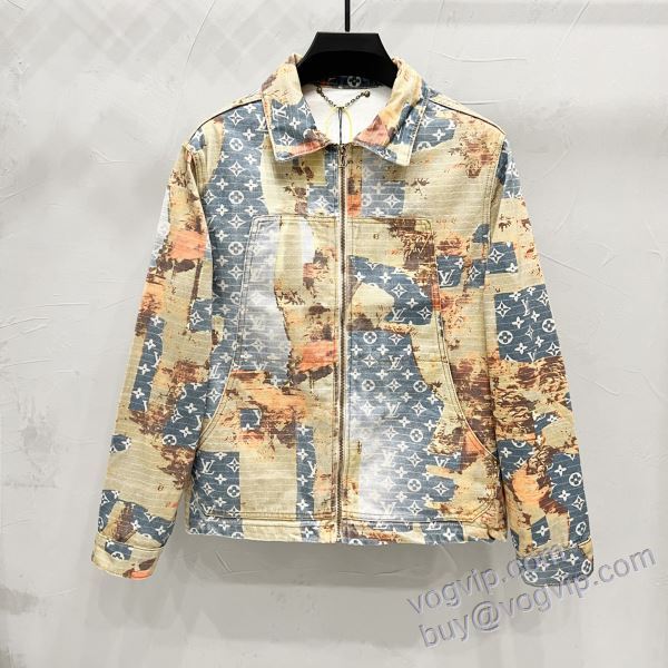 ルイ ヴィトン LOUIS VUITTON WTLV207 デニムジャケット ブルゾン ジャケット、上着 高品質なスーパーコピー商品 2025お得格安