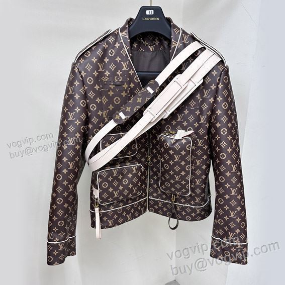 ルイ ヴィトン コピー WTLV277 魅惑 革ジャケット 革ジャンパー 2025年モデル入荷