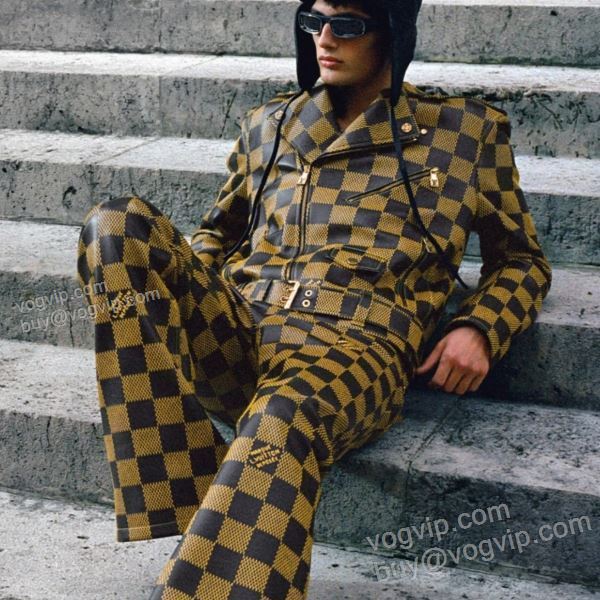 2025最新入荷 ルイ ヴィトン スーパーコピー 大人気再登場 WTLV283 革ジャケット 革ジャンパー