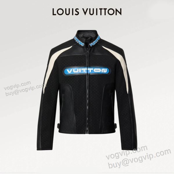 大絶賛！ ルイ ヴィトン LOUIS VUITTONコピーブランド WTLV292 2025お得100%新品 革ジャケット 革ジャンパー
