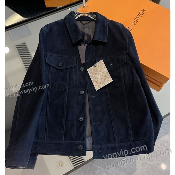 ルイ ヴィトン LOUIS VUITTON偽物ブランド 【人気ブログ掲載】 WTLV293 革ジャケット 革ジャンパー 2025お得100%新品