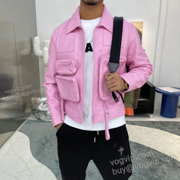 ルイ ヴィトン LOUIS VUITTON WTLV308 大注目！ 革ジャケット 革ジャンパー コピー 商品 販売 2025爆買い豊富な