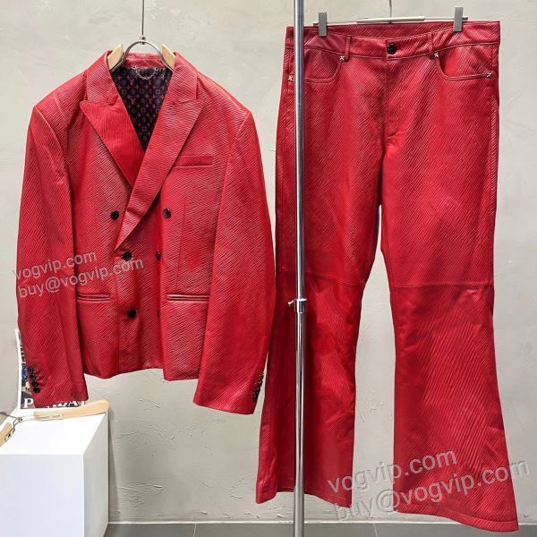 最安値！ 革ジャケット 革ジャンパー 2025爆買い豊富な ルイ ヴィトン LOUIS VUITTON WTLV309 最大級ブランドコピー通販優良店