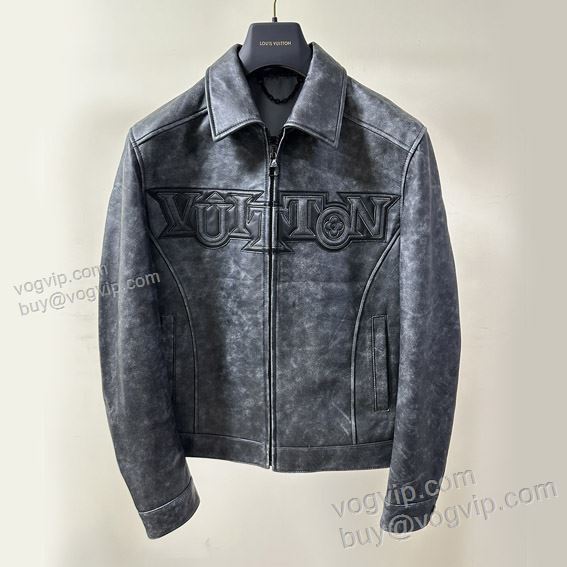 2025超人気新品 ルイ ヴィトン コピー WTLV315 革ジャケット 革ジャンパー 数に限りがある