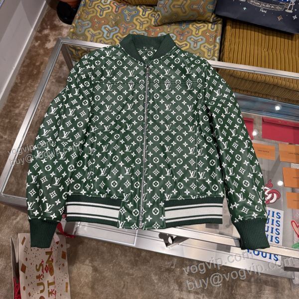 2025高級品 通販 ルイ ヴィトン ブランドコピー WTLV323 革ジャケット 革ジャンパー 超目玉