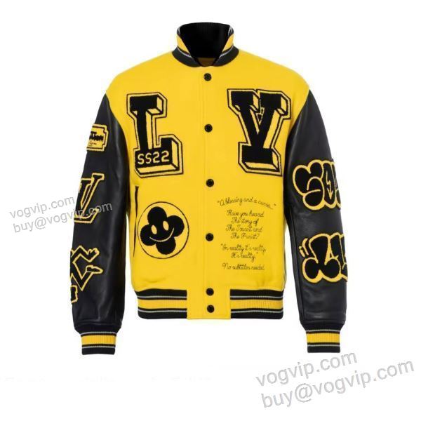 ルイ ヴィトン LOUIS VUITTONスーパーコピー 激安 海外限定ライン WTLV329 革ジャケット 革ジャンパー 2025割引セール