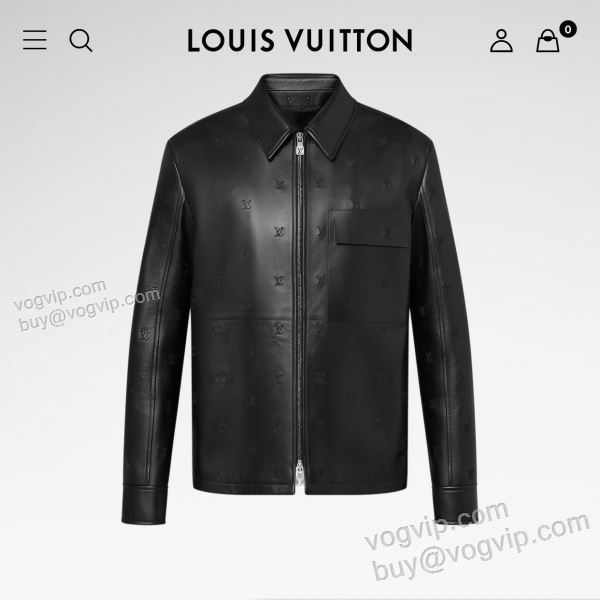 ルイ ヴィトン LOUIS VUITTONスーパーコピー WTLV332 2025驚きの破格値安い 革ジャケット 革ジャンパー 争奪戦必至