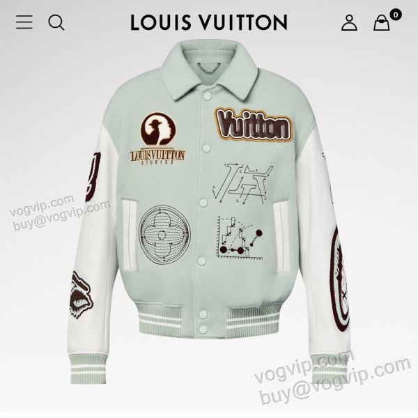 2025品質保証大人気 ルイ ヴィトン コピー ブランド WTLV338 革ジャケット 革ジャンパー 芸能人に愛用者続出