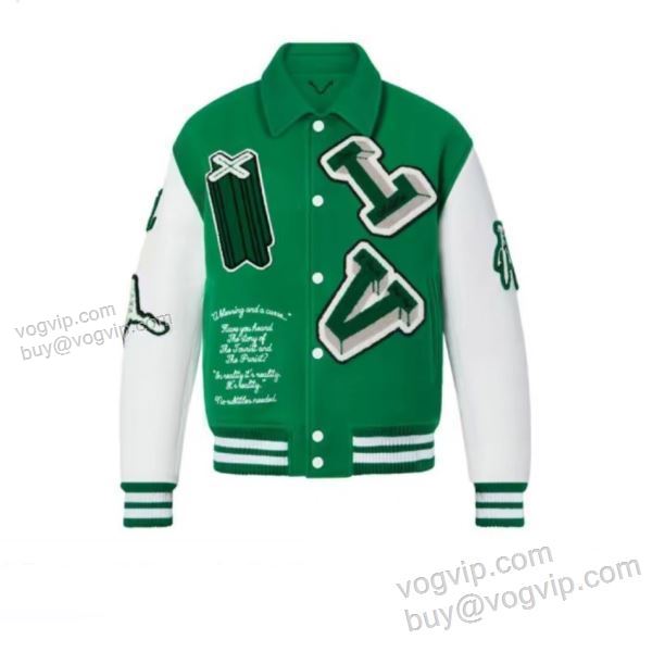 2025品質保証新作登場 ルイ ヴィトン 偽物ブランド WTLV342 日本未入荷モデル 革ジャケット 革ジャンパー