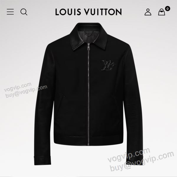 チノパン 狙える優秀アイテム ルイ ヴィトン ブランドコピー WTLV345 革ジャケット 革ジャンパー 2025秋冬季新作