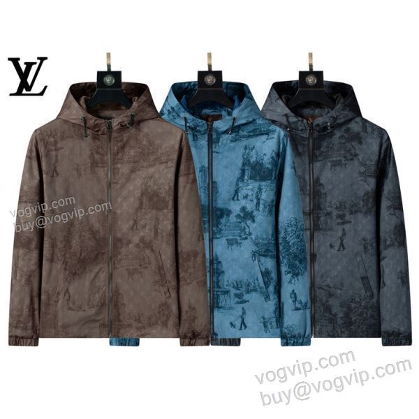 2025数量限定大得価 ルイ ヴィトン コピーブランド WTLV363 ブルゾン ジャケット、上着 3色可選 人気 ランキング