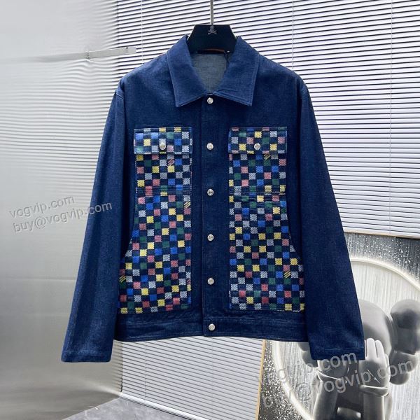 ルイ ヴィトン ブランドスーパーコピー 2025年モデル入荷 WTLV388 デニムジャケット 豊富なサイズ