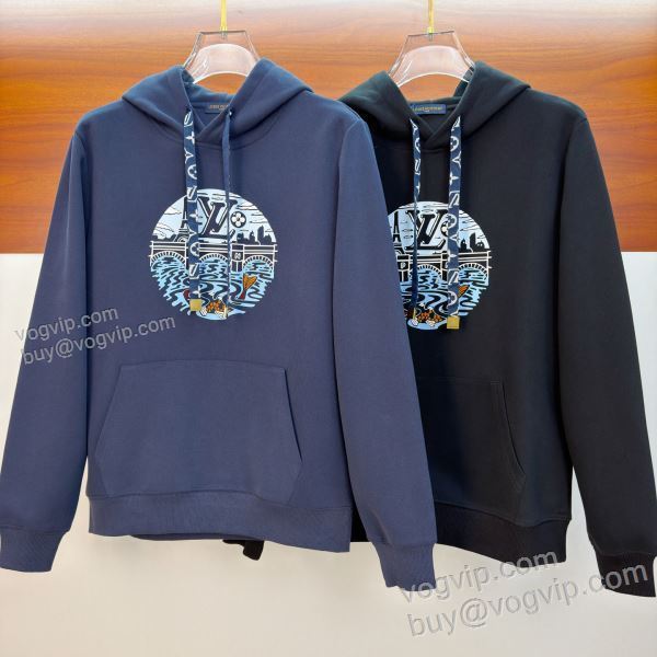 選べる極上 ルイ ヴィトン LOUIS VUITTONブランドコピー WTLV400 パーカー 2色可選 2025お得限定セール