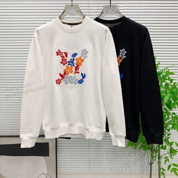 お洒落に魅せる ルイ ヴィトン 偽物ブランド WTLV408 2025爆買いセール プルオーバーパーカー 2色可選