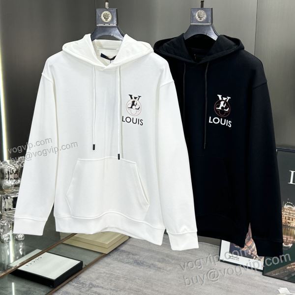 デザイン性の高い ルイ ヴィトン LOUIS VUITTONブランドコピー WTLV412 2025爆買い格安 パーカー 2色可選