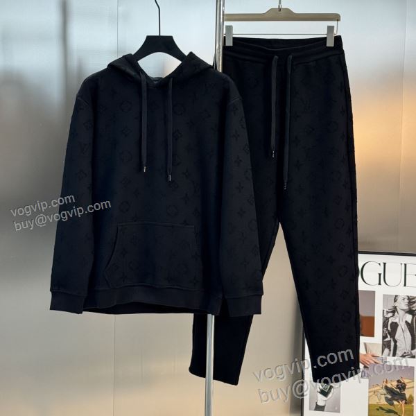 ルイ ヴィトン LOUIS VUITTON WTLV426 ジャージセット 上下セット 3色可選 スーパーコピー信用できるサイト 2025超人気専門店 韓国の人気