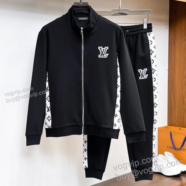 入手困難！ ルイ ヴィトン スーパーコピー WTLV470 ジャージセット 上下セット 2025秋冬季新作