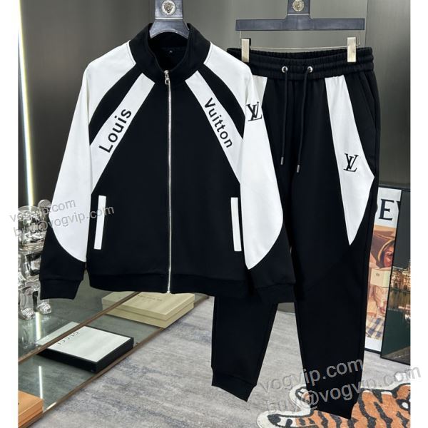 2025人気セール安い ルイ ヴィトン ブランドスーパーコピー WTLV471 ジャージセット 上下セット 高級感ある