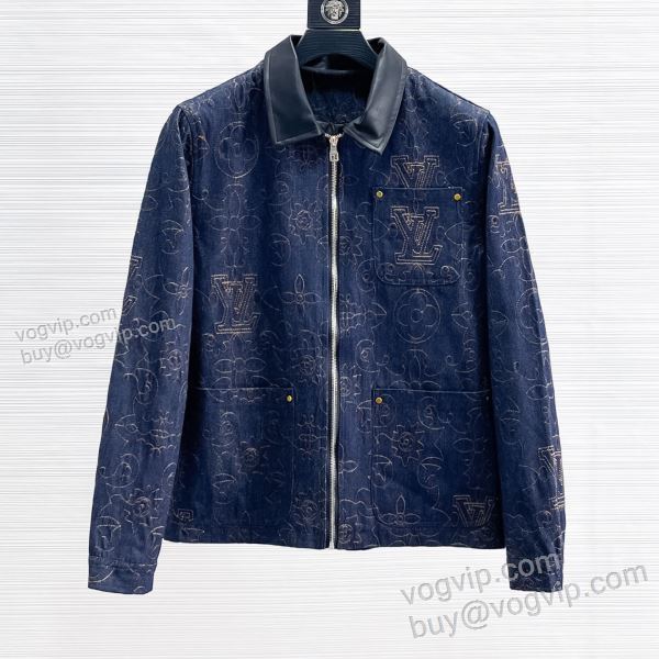 ルイ ヴィトン LOUIS VUITTONコピー ブランド 2025人気定番爆買い WTLV476 デニムジャケット 大人っぼい