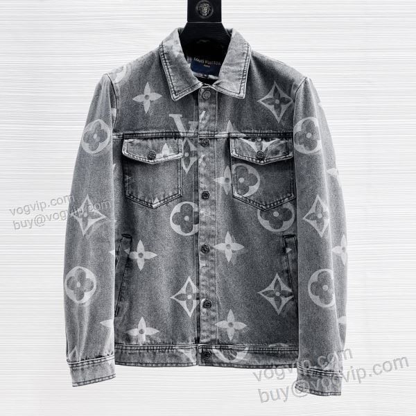 2025人気定番爆買い ルイ ヴィトン WTLV477 魅力的 デニムジャケット 2色可選 LOUIS VUITTONブランド 偽物 通販