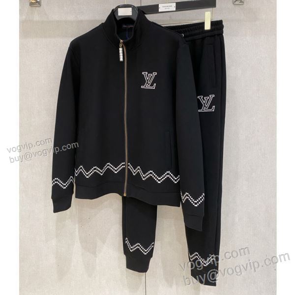 2025数量限定定番 ルイ ヴィトン LOUIS VUITTONブランドコピー WTLV483 ジャージセット 上下セット オリジナル