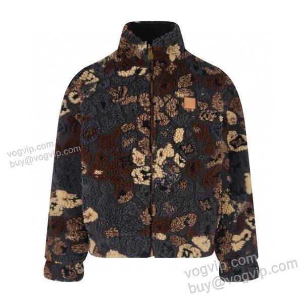 ルイ ヴィトン コピー WTLV486 両面可用 存在感のある ブルゾン ウールコート 2025数量限定定番