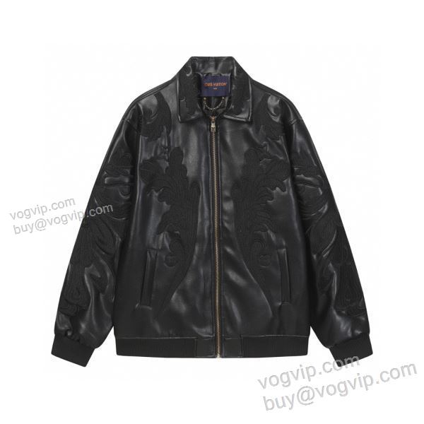 めちゃくちゃお得 ルイ ヴィトン スーパーコピー WTLV496 革ジャンパー 2025新作入荷定番