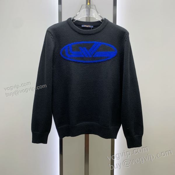 ◆モデル愛用◆ ルイ ヴィトン LOUIS VUITTONコピーブランド WTLV512 2025新作品 ニット セーター
