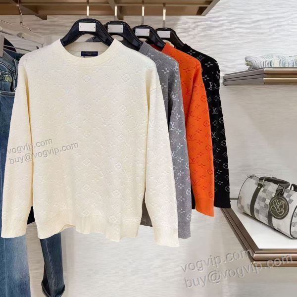 2025新作品 ルイ ヴィトン WTLV513 ニット セーター 4色可選 LOUIS VUITTON偽物ブランド 超人気美品◆