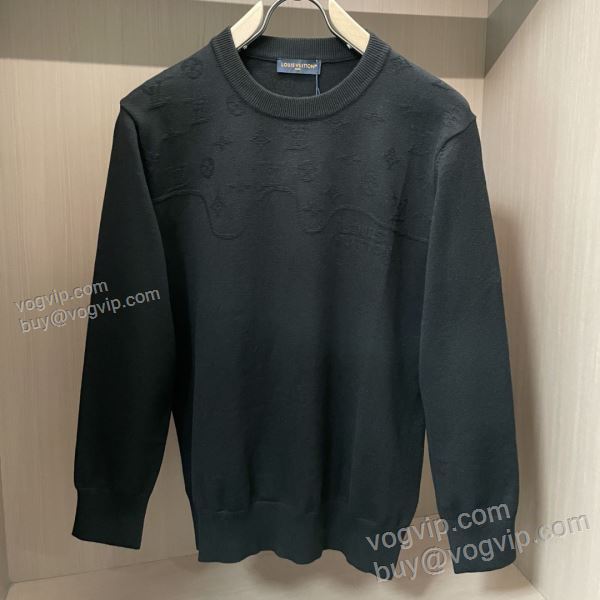 2025HOT本物保証 ルイ ヴィトン WTLV517 ニット セーター 2色可選 LOUIS VUITTONブランドコピー 贈り物にも◎