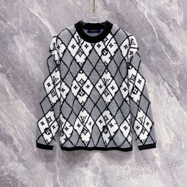 2025爆買い大人気 ルイ ヴィトン コピー ブランド 落ち着いた感覚 WTLV531 ニット セーター 3色可選