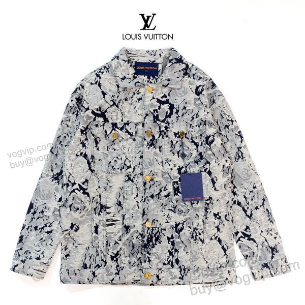 ムダな装飾を排したデザイン ルイ ヴィトン コピーブランド WTLV534 デニムジャケット 2025爆買い大人気