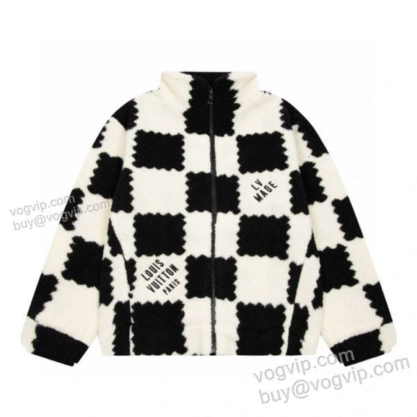 オリジナル ルイ ヴィトン LOUIS VUITTONブランドコピー WTLV539 2025超激得品質保証 フリースジャケット 中わたジャケット