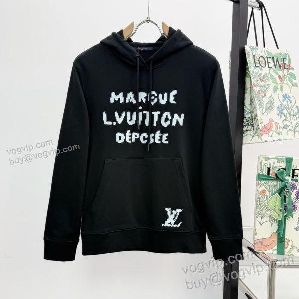 パーカー 2025超人気新品 ルイ ヴィトン LOUIS VUITTONコピーブランド コスパ最高のプライス WTLV545 2色可選