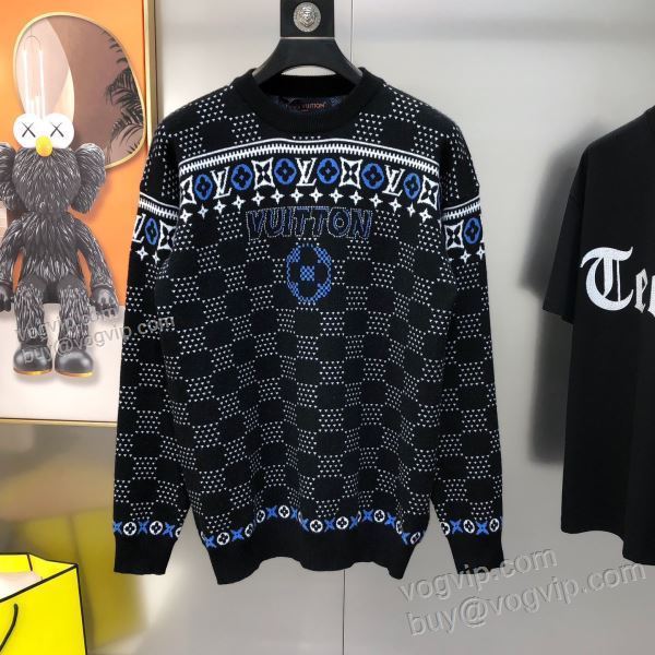 芸能人に愛用者続出 ルイ ヴィトン コピー WTLV552 ニット セーター 2025割引セール