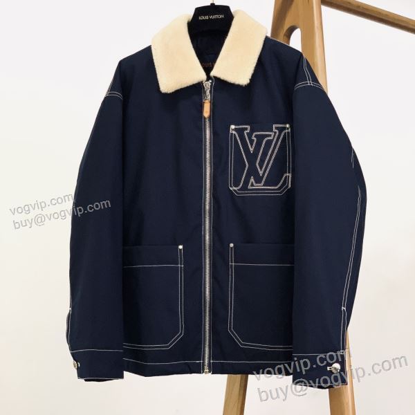 定番のアイテム フリースジャケット 2025驚きの破格値安い ルイ ヴィトン LOUIS VUITTONスーパーコピー WTLV562 中わたジャケット