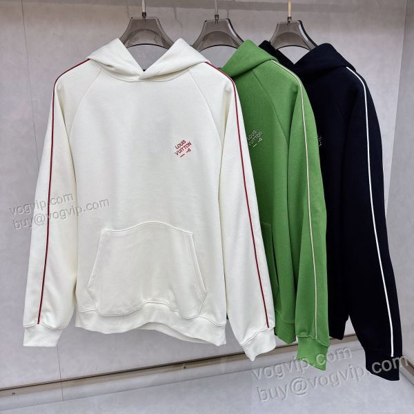 優しい色合い ルイ ヴィトン LOUIS VUITTONコピー ブランド WTLV564 2025品質保証定番人気 パーカー 3色可選