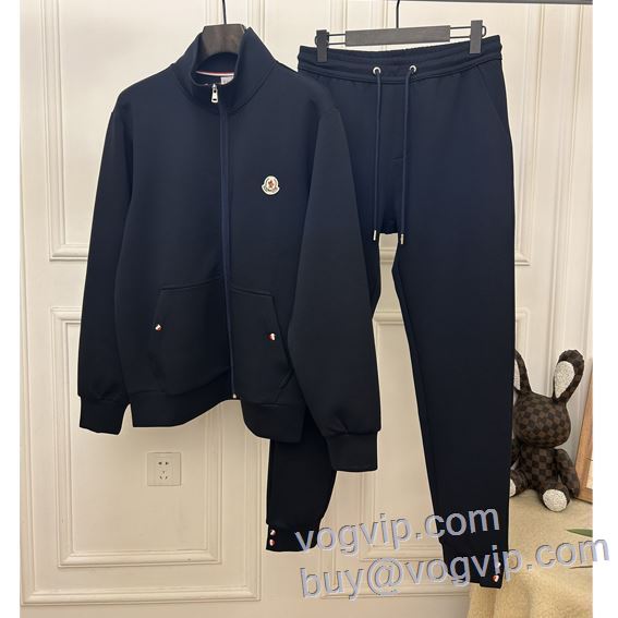 海外セレブ愛用 ブランドコピー モンクレール MONCLER ジャージセット 上下セット 2色可選 2025HOT品質保証