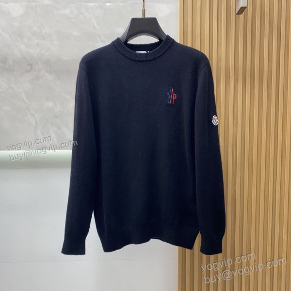 モンクレール MONCLER ブランド 偽物 通販 2025品質保証100%新品 WTMO210 ニット セーター 3色可選 落ち着いた質感
