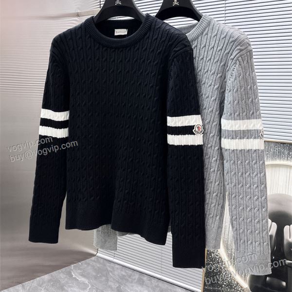 ニット セーター 2025秋冬季新作 モンクレール コピー ブランド WTMO218 2色可選 耐久性に優れ