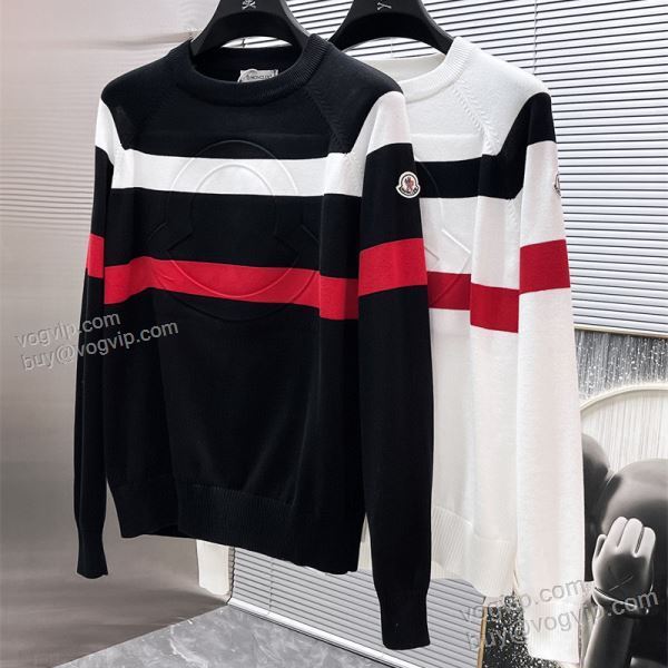 モンクレール コピーブランド WTMO221 柔らかな質感 ニット セーター 2色可選 2025人気セール高品質