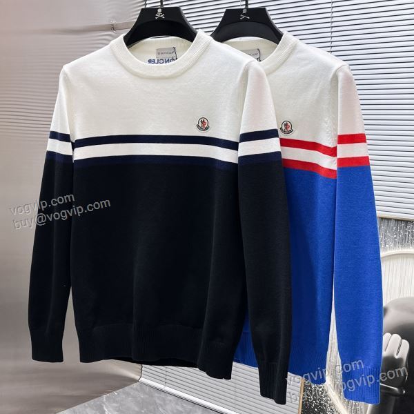 2025人気セール高品質 WTMO222 ニット セーター 2色可選 モンクレール 偽物ブランド 注目のアイテム