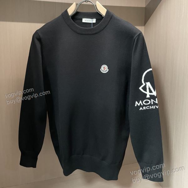 秋の定番 ニット セーター 2025人気定番最新作 モンクレール MONCLERブランド 偽物 通販 WTMO230 3色可選