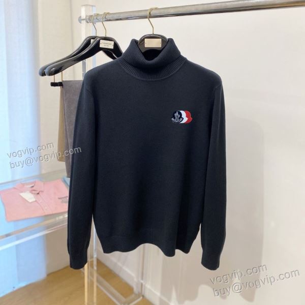 今話題の最新作 モンクレール MONCLERスーパーコピー WTMO234 ニット セーター 2色可選 2025数量限定爆買い